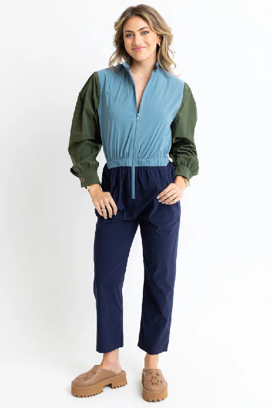 Color Block Performance Jumpsuit