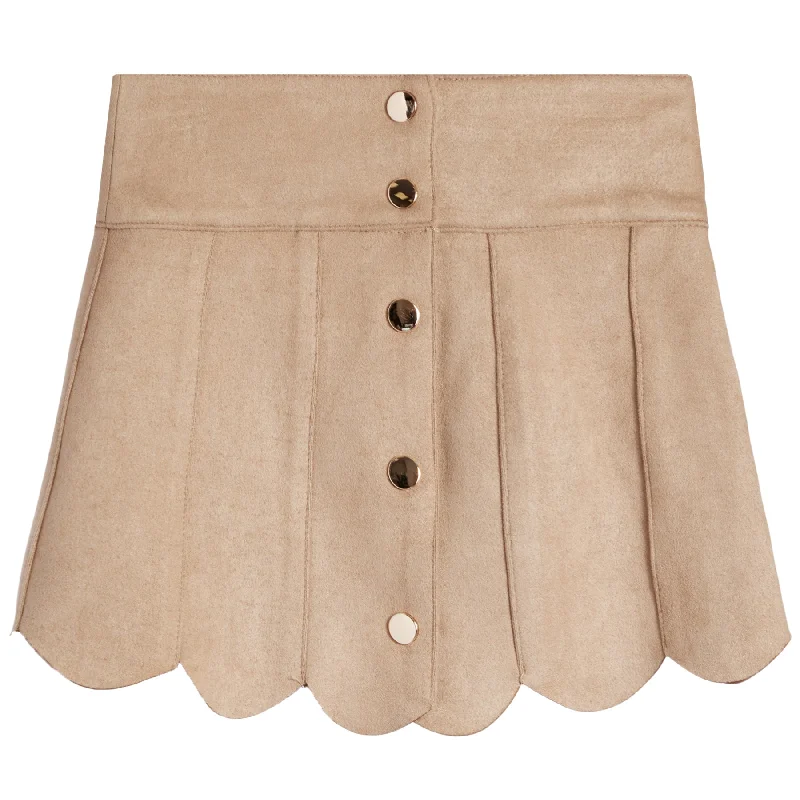 Autumn Faux Suede Skirt