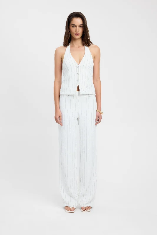 Oyster Pinstripe Pant