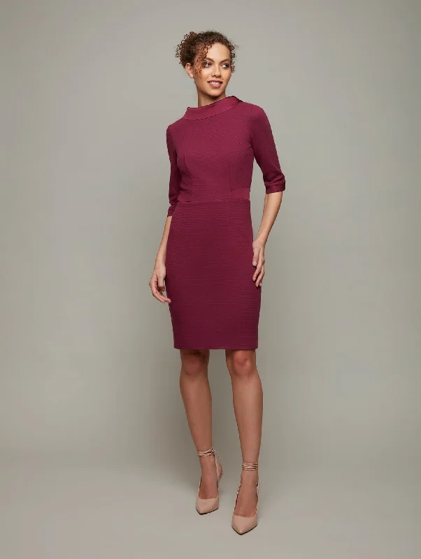 SERAC | Boat-Collar Sheath Dress