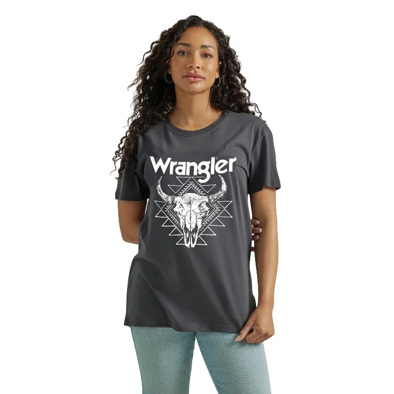 Wrangler Aztec Steer Skull Tee