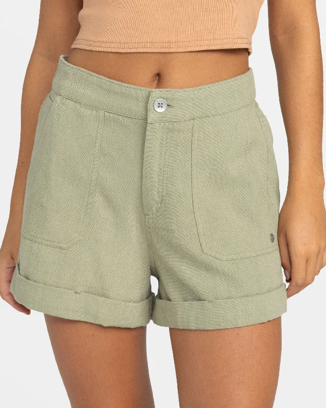 Alta Casual Shorts - Oil Green