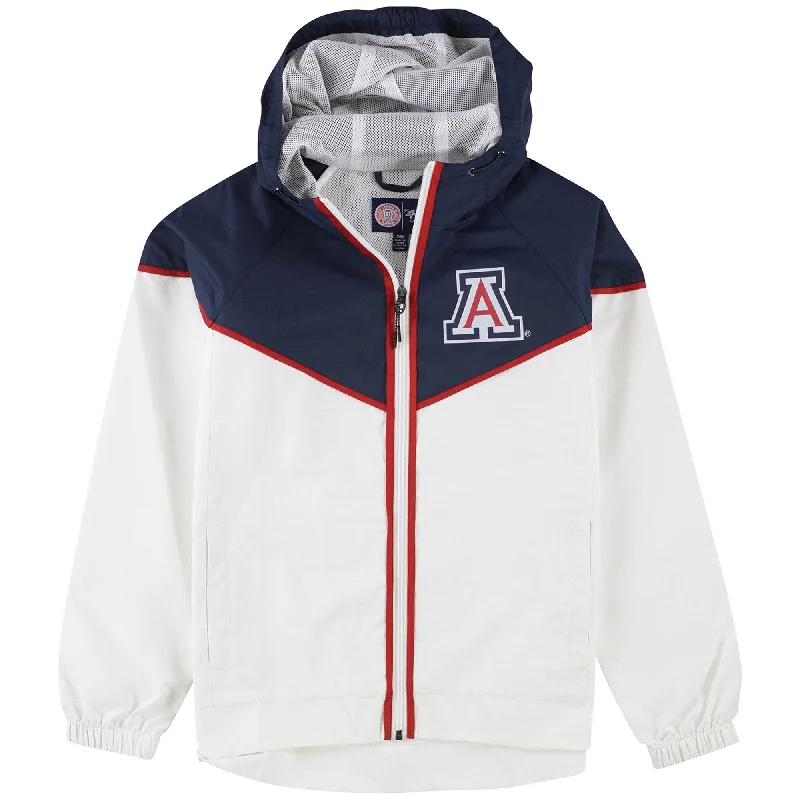 G-III Sports Womens Arizona Wildcats Windbreaker Jacket, White, Small