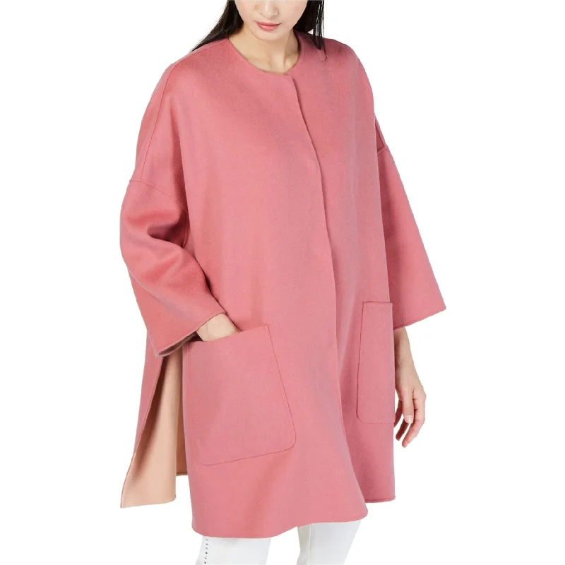 MaxMara Womens Oversized Coat, Pink, 4