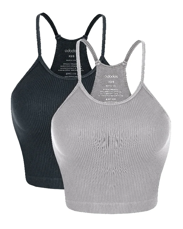 2-Pack Seamless Rib-Knit Camisole