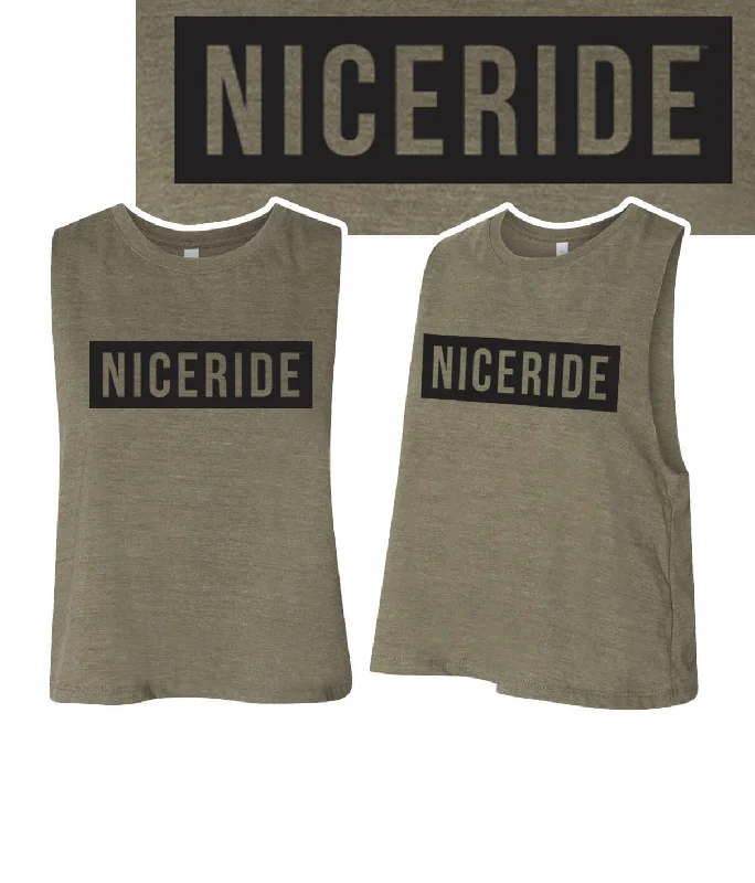 Influencer - Next Level Racerback Cropped Tank