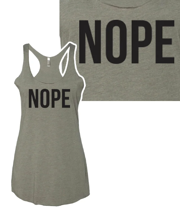 Nope - Next Level Women's Vintage Tank Top Shirt