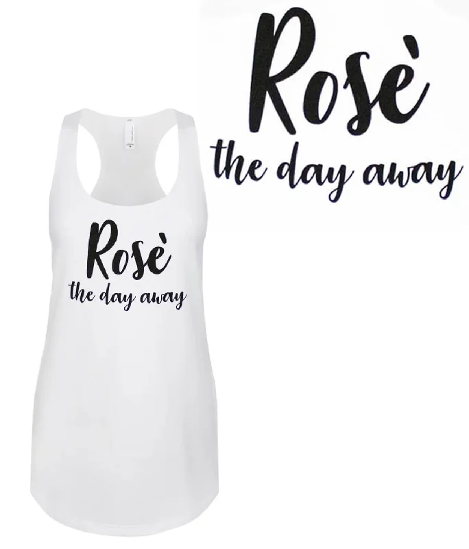 Rose the Day Away - Next Level Women's Racerback Tank Top